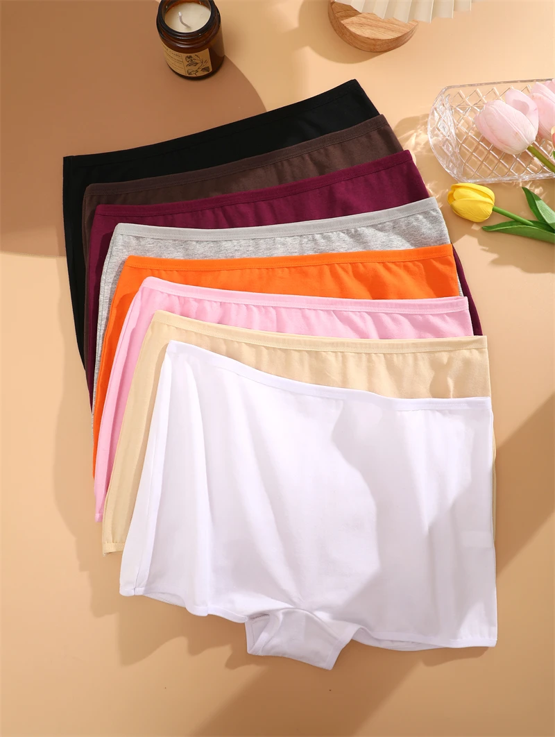 New Women's Panties Cotton Seamless Sports Boxers Underwear Female Solid Color Briefs Cozy Lingerie Intimate Underpants XS-XL - Image 5