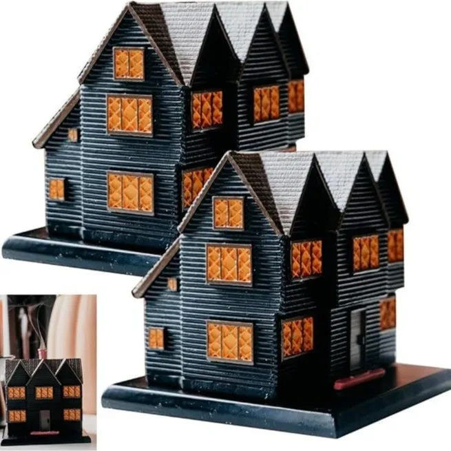 New recommended witch house Halloween Christmas decoration house incense burner ornament - Image 3