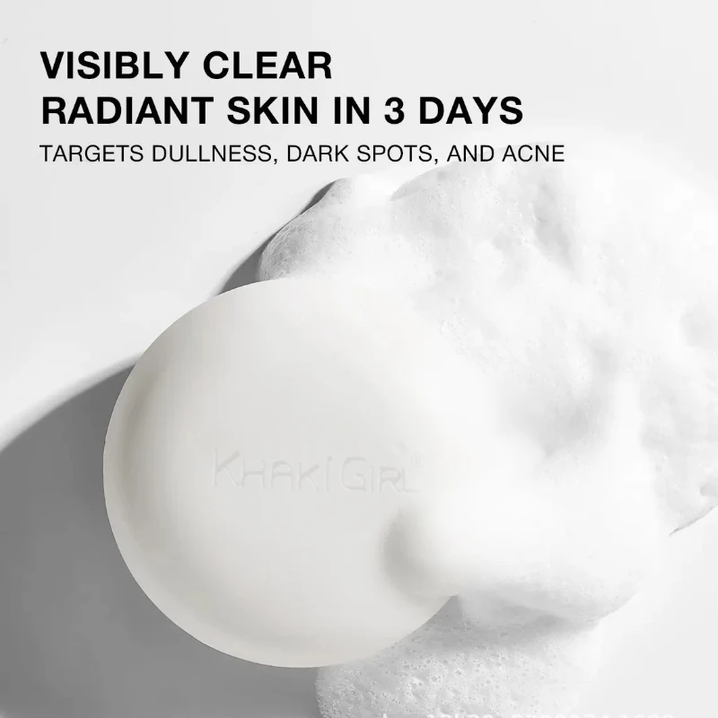 Niacinamide Skin Brightening Soap Gentle Cleansing Bar Lasting Moisturizing Hydrating Facial Body Cleaning Soap Daily Skin Care - Image 5