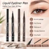 No Ink Leakage Fast Drying Waterproof Liquid Eyeliner Pen Smooth Durable Smudge Resistant Easy Apply