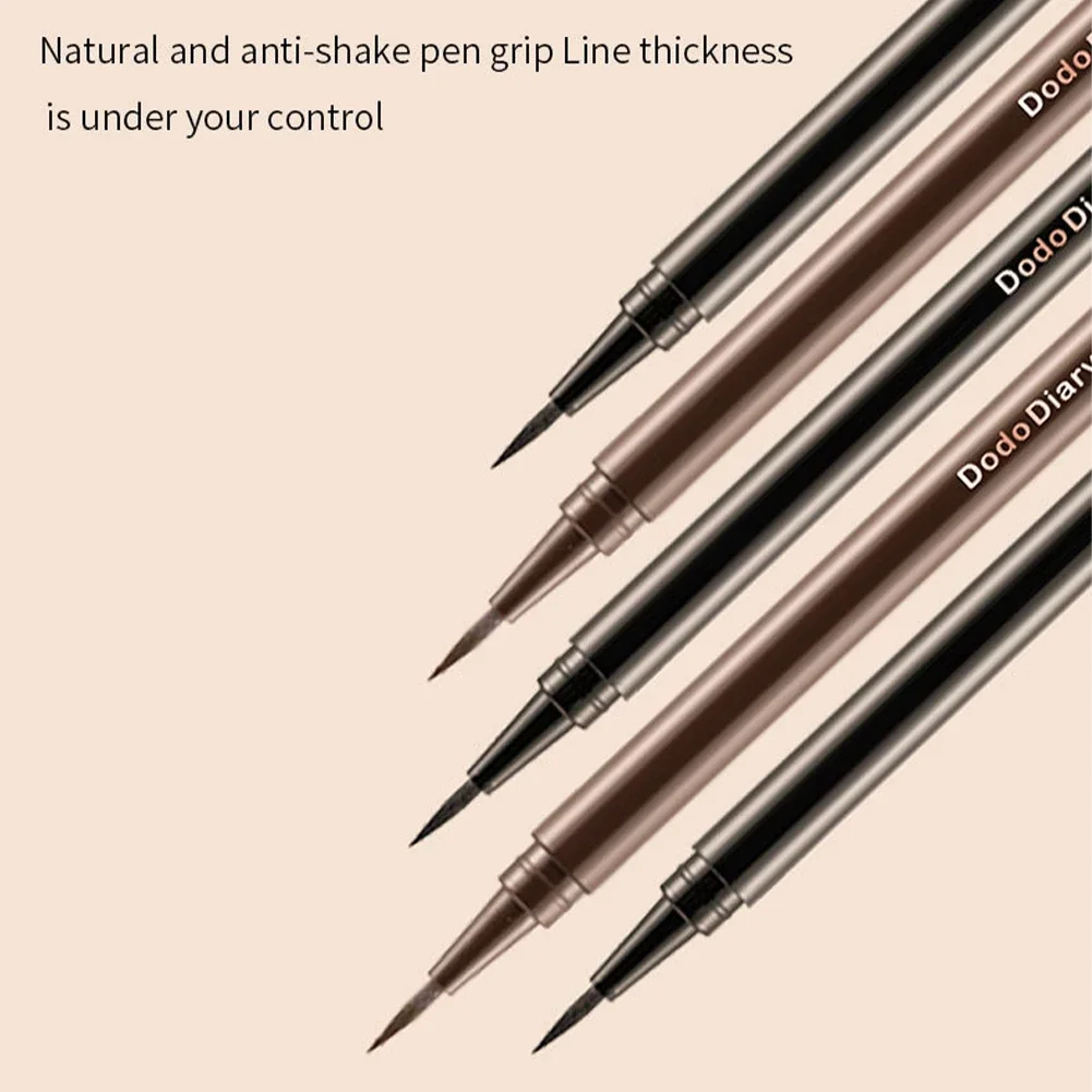 No Ink Leakage Fast Drying Waterproof Liquid Eyeliner Pen Smooth Durable Smudge Resistant Easy Apply - Image 5