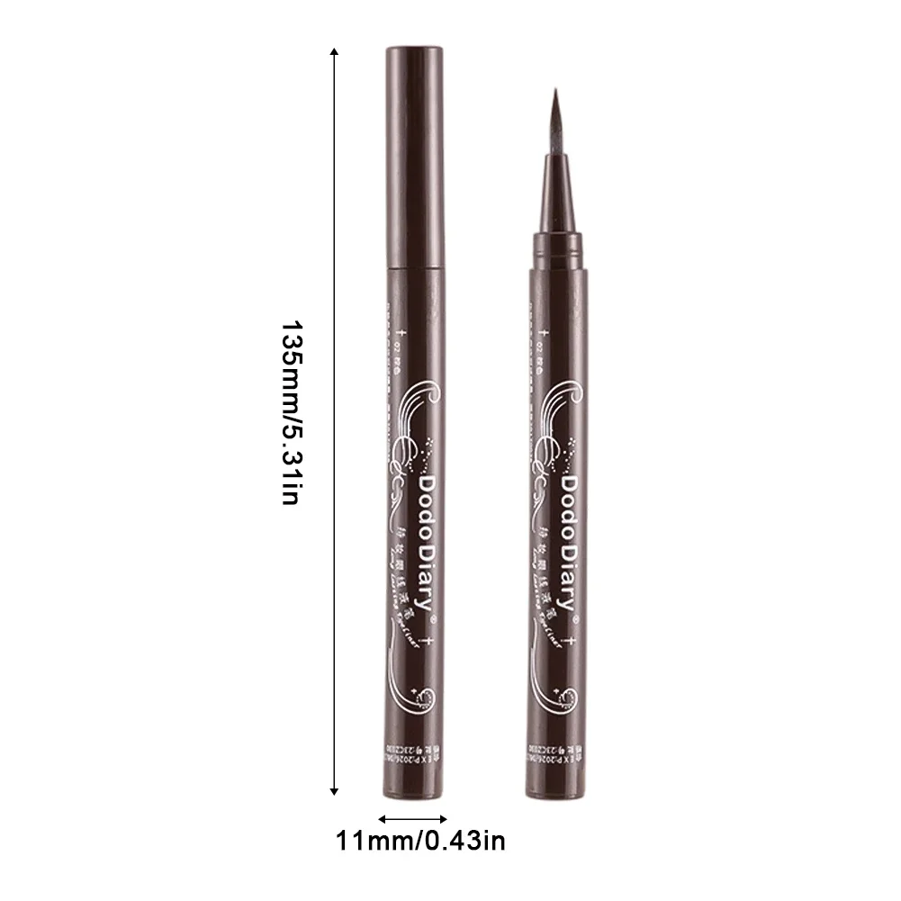 No Ink Leakage Fast Drying Waterproof Liquid Eyeliner Pen Smooth Durable Smudge Resistant Easy Apply - Image 6