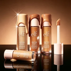 Original ELF Makeup Setting Gel Primer High Gloss Multi Use Liquid Foundation Highlighter Hydrating Soft Focus Face Concealer