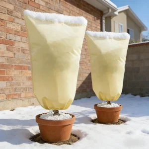 Outdoor Potted Plant Winter Warm Cover ThickenedPPMaterial Cold Protection Artifact Plant Protective Cover Gardening Supplies