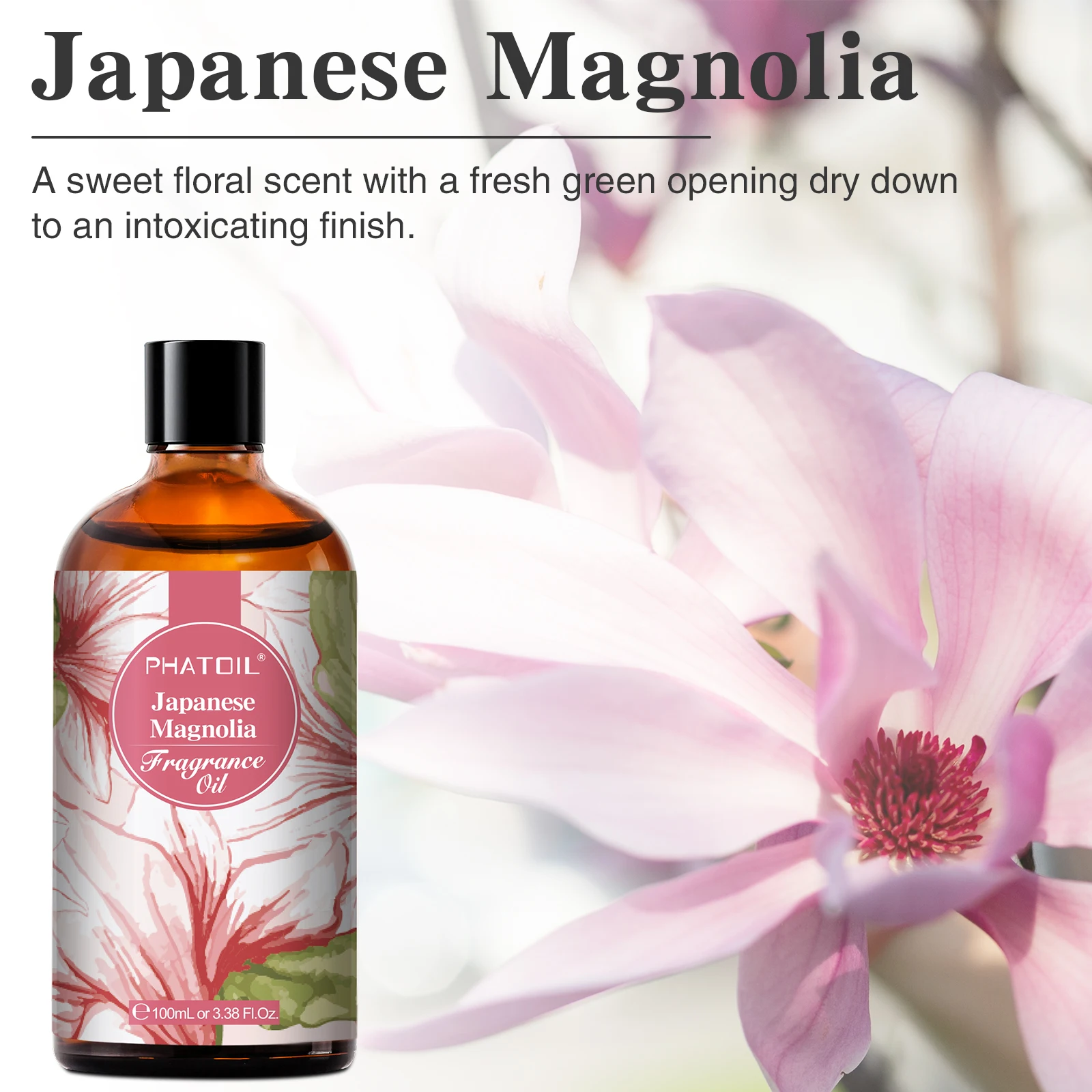 PHATOIL 100ml(3.38 Fl Oz) Fragrance Oil For Aromatherapy Diffuser-White Musk Bubble Gum Baby Powder Coffee Aroma Fragrance Oils - Image 5