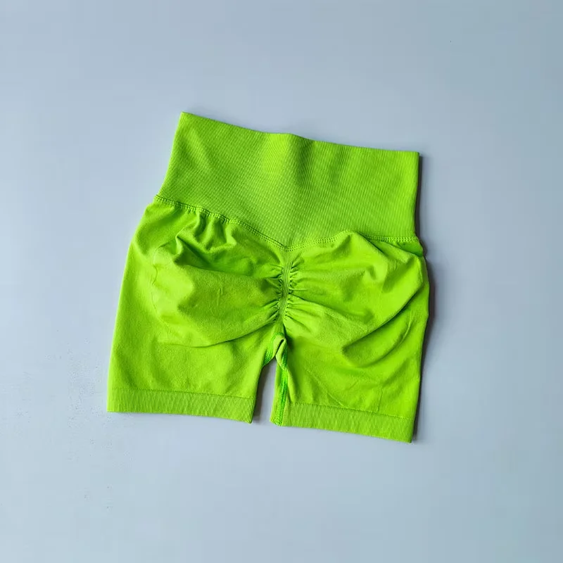 Peach Hip Lifting Sports Shorts Women High Waist and Waist Tightening Slimming Running Hip Speed Drying Three Point Tight Pants - Image 3