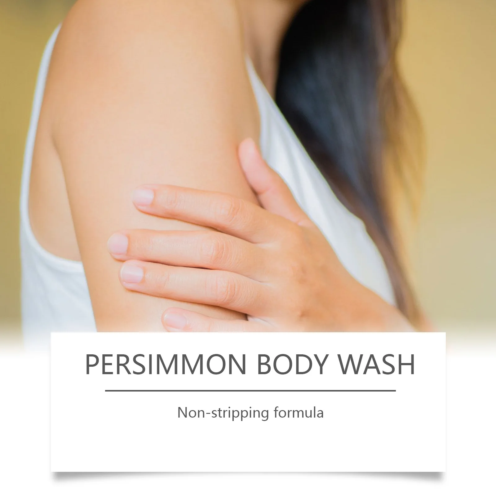 Persimmon Body Wash Oil Control Improve Pigmentation Smoothing Softening Eliminating Odor Reduce Dryness Exfoliating Shower Gel - Image 6