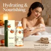 Persimmon Refreshing Body Wash Smoothing & Softening Skin Deodorizing Rich Lather Long-Lasting Fragrance Nourishing Shower Gel