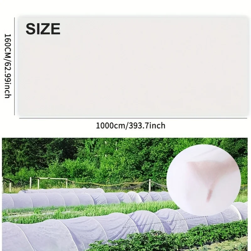 Plant Cover Anti Freezing, Garden Floating Row Cover Non-Woven Fabric, Used for Anti Freezing Protection of Vegetables, Fruit Tr - Image 4