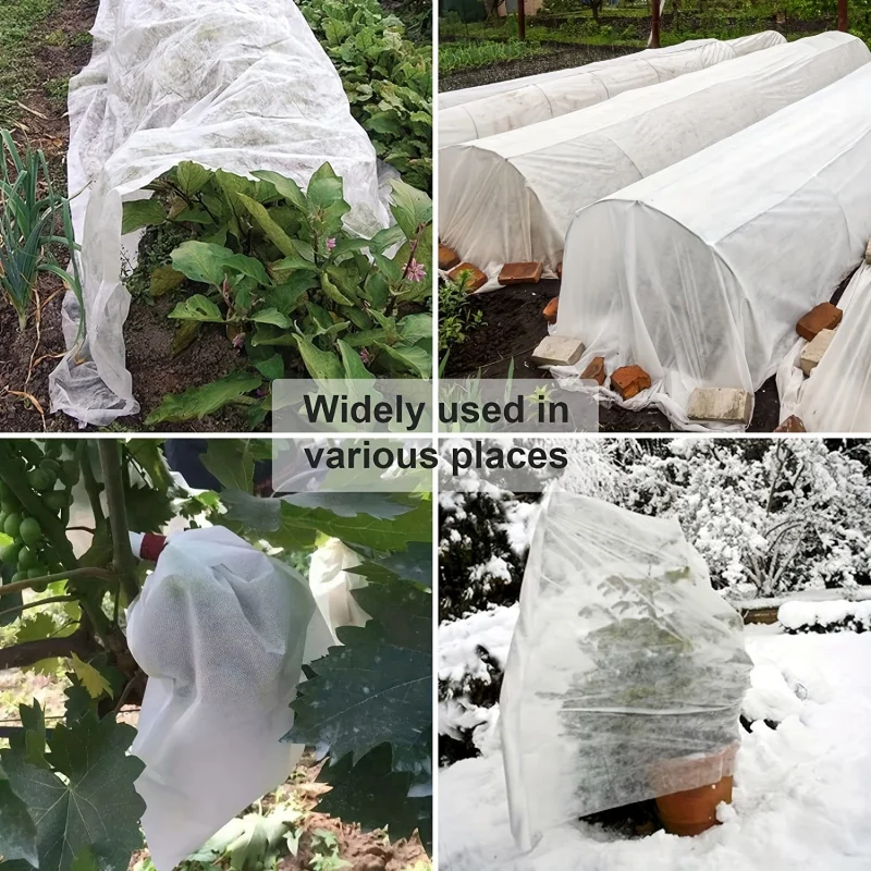 Plant Cover Anti Freezing, Garden Floating Row Cover Non-Woven Fabric, Used for Anti Freezing Protection of Vegetables, Fruit Tr - Image 3