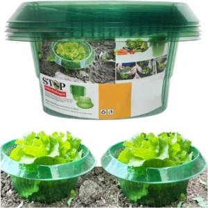 Plants Slug Protection Rings Vegetables Cover Plant Snail Collar Guard Green Planter Flower Pot Pest Control Trapper Garden Tool