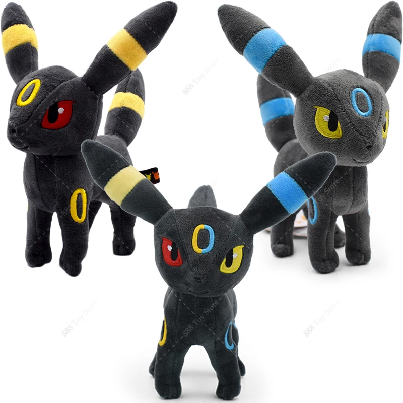Pokemon Plush Toys Anime Shiny Umbreon Espeon Sylveon Vaporeon Eevee Leafeon Jolteon Flareon Glaceon Stuffed Plushie Kids Dolls