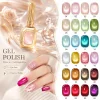 Precious Bottle 15ml Diamond Cat Eye Gel Polish TPO/HEMA FREE Magnet Semi-Permanent Soak Off UV LED Gel Varnish Nail Supplies