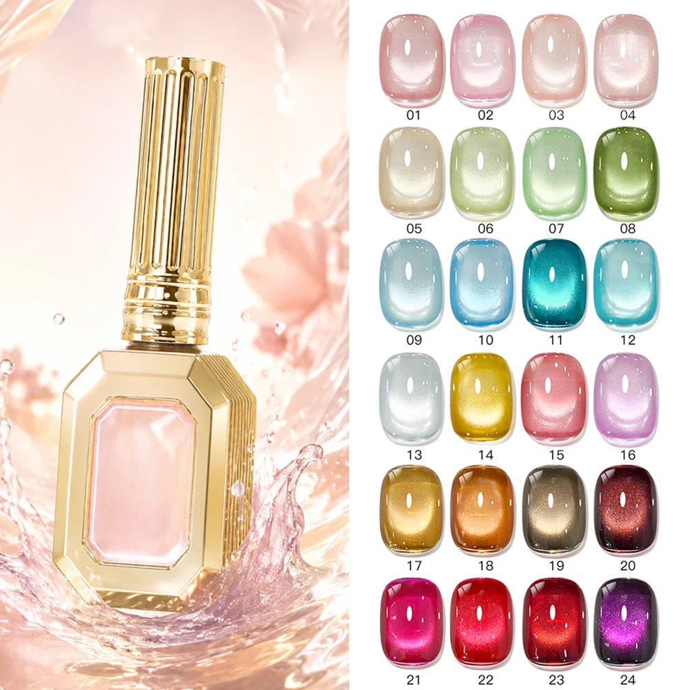 Precious Bottle 15ml Diamond Cat Eye Gel Polish TPO/HEMA FREE Magnet Semi-Permanent Soak Off UV LED Gel Varnish Nail Supplies - Image 4