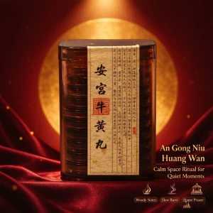 Premium An Gong Niu Huang Wan Incense Cones Woody Aroma Slow Burn For Home Prayer Meditation Room Fragrance Stress Relief