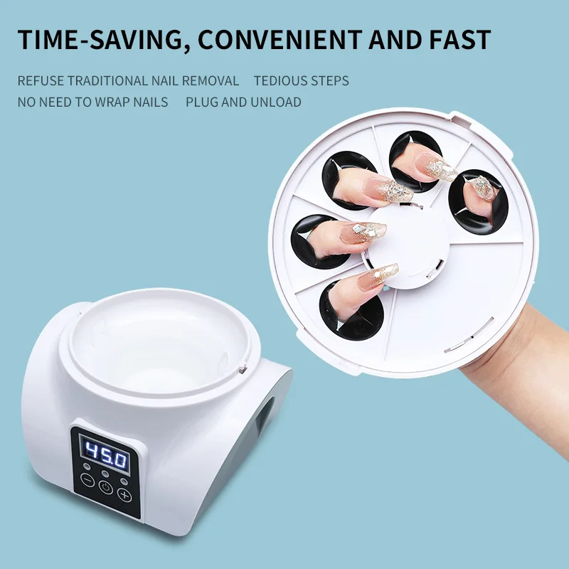 Professional 36W Electric Nail Gel Polish Removal Machine for Portable Nail Enhancement Tool for Acrylic Dip Powder Removal - Image 5