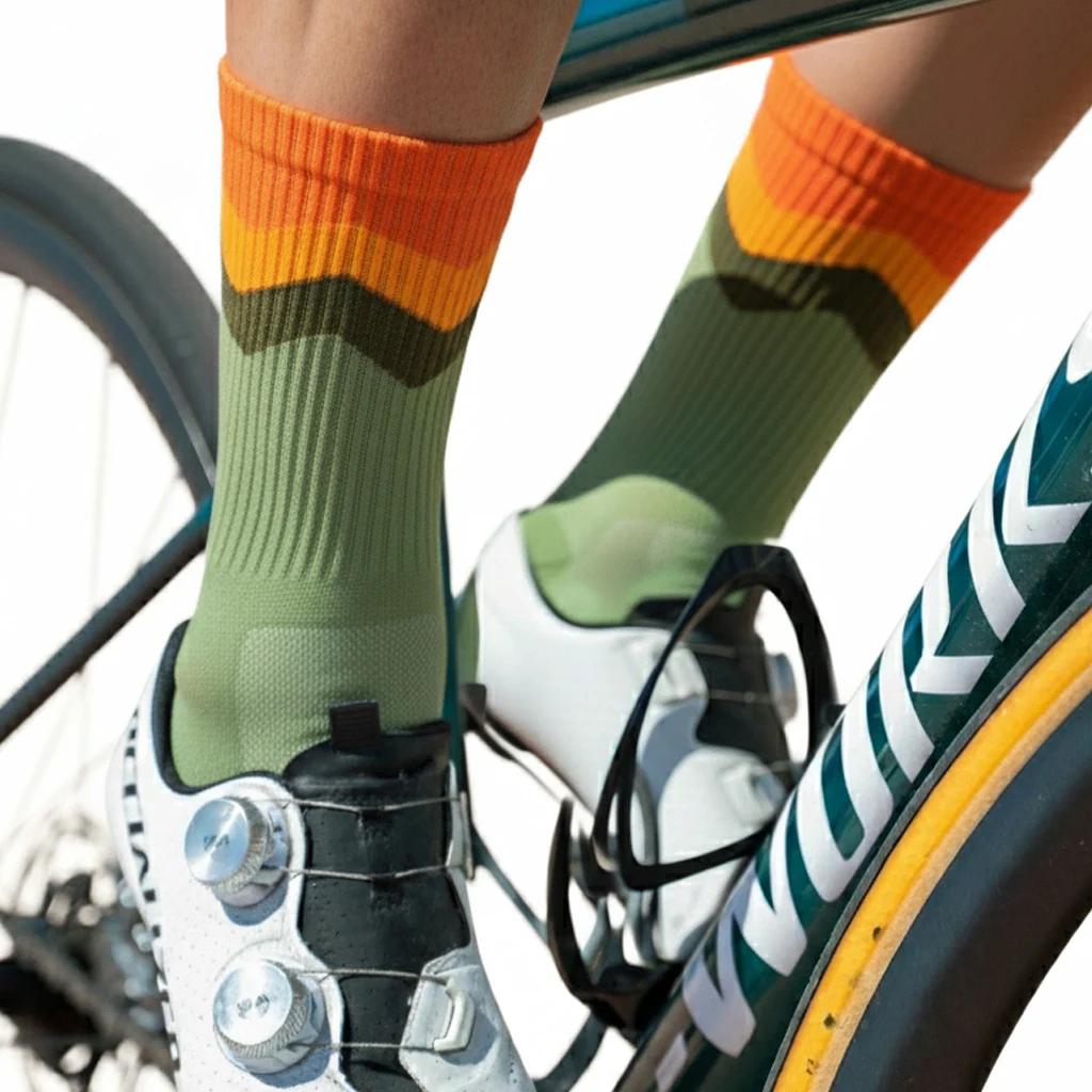 Professional Cycling Socks Breathable Road Bicycle Socks Men Women Outdoor Sports Racing E Compression Cycling For Women - Image 2