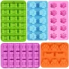 Puppy Dog Paw and Bone Silicone Molds Food Grade Baking Molds for Chocolate Jelly Ice Cube Dog Treats Biscuits Reusable Bakeware