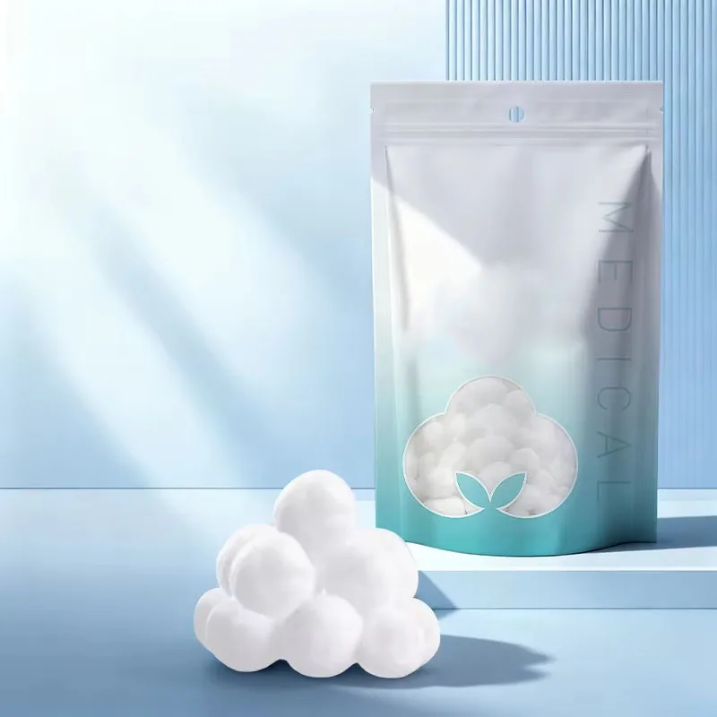Pure Cotton Balls for Face Makeup Nail Polish Remover Soft Absorbent Medical Uses DIY Crafts Sterile Bulk Pack Resealable Bag - Image 6