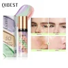 QIBEST Three Color Liquid Concealer Mixed Isolation Lotion Makeup Skin Tone Brightening Primer Base Foundation Concealer Nourish