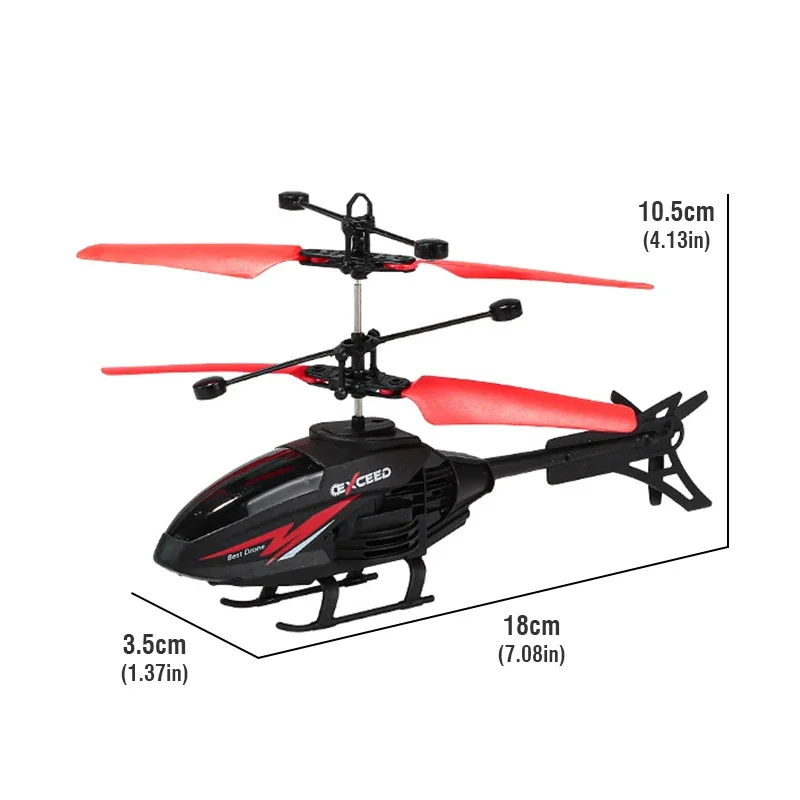 RC 2CH Induction levitation Helicopter Sensing Gesture Remote Rontrol Floating Aircraft With Lights Kids Toys Boys Outdoor Game - Image 6
