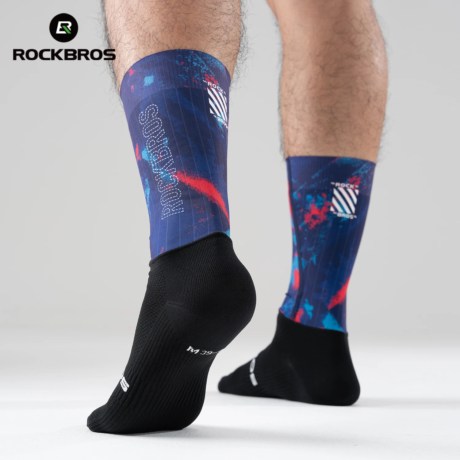 ROCKBROS Compression Sport Sock Professional Non-slip Bike Socks Bicycle Men Women Sports Socks Racing Cycling Socks