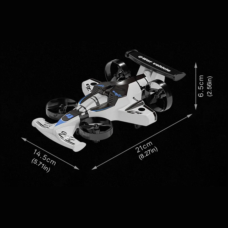 Rc Drone Car 2In1 Rc Toy Land-Air Vehicle with 4 Axis Quadcopter Fixed Wing Stunt Drift Mode Remote Control for Kids Adults - Image 6