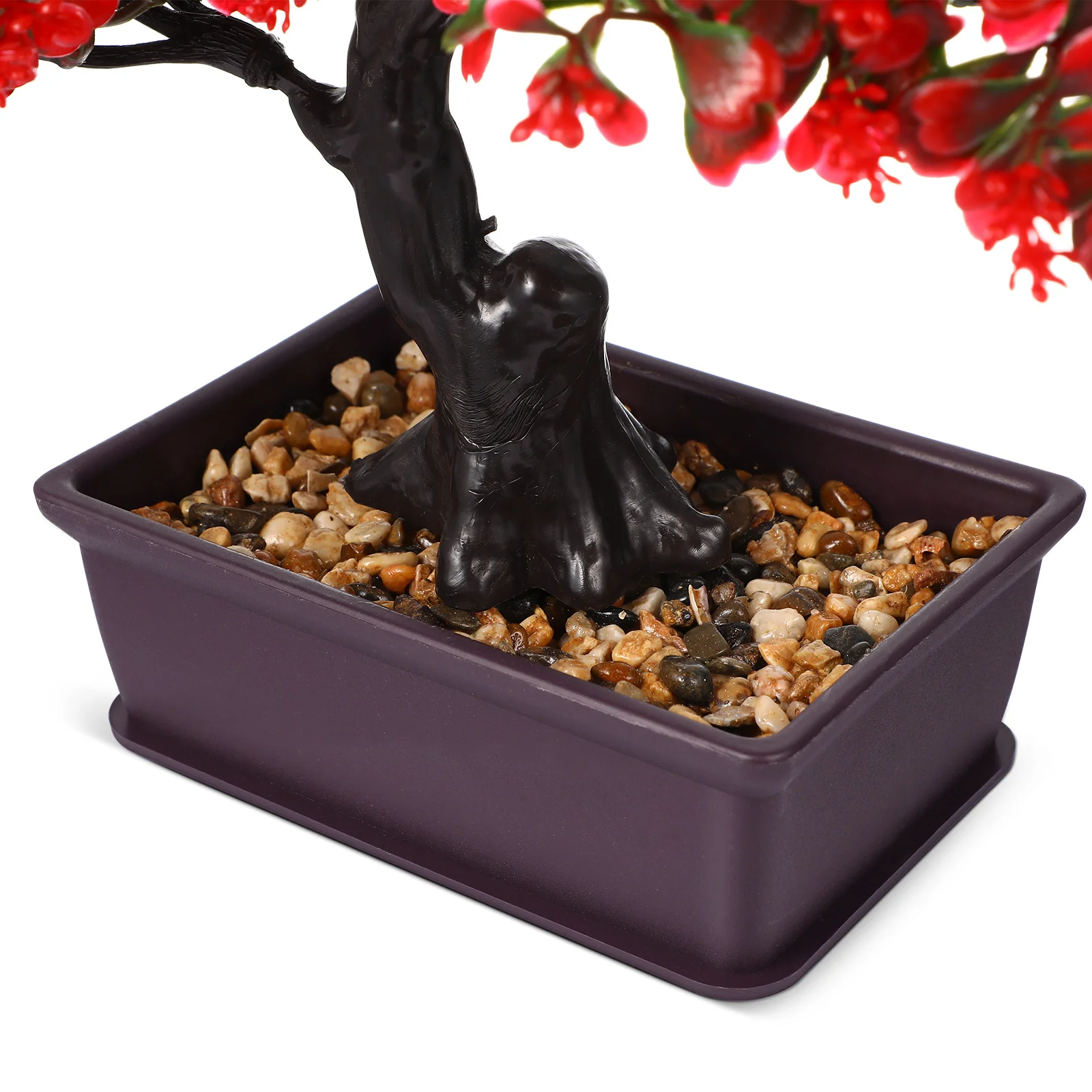 Realistic Artificial Bonsai Tree Plastic Potted Plants Desk Office Artificial Plants Bonsai Tree Indoor Decor Fake - Image 3