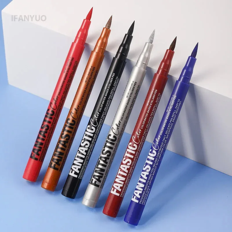 Red Wine Black Waterproof Eyeliner Pencil Untra-fine Liquid Eye Liner Pen Quick Dry Long Lasting Non Smudge Makeup Cosmetics - Image 4