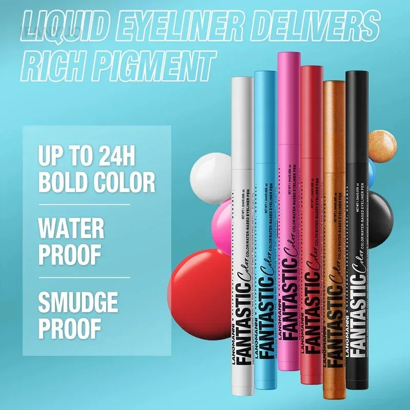 Red Wine Black Waterproof Eyeliner Pencil Untra-fine Liquid Eye Liner Pen Quick Dry Long Lasting Non Smudge Makeup Cosmetics - Image 3