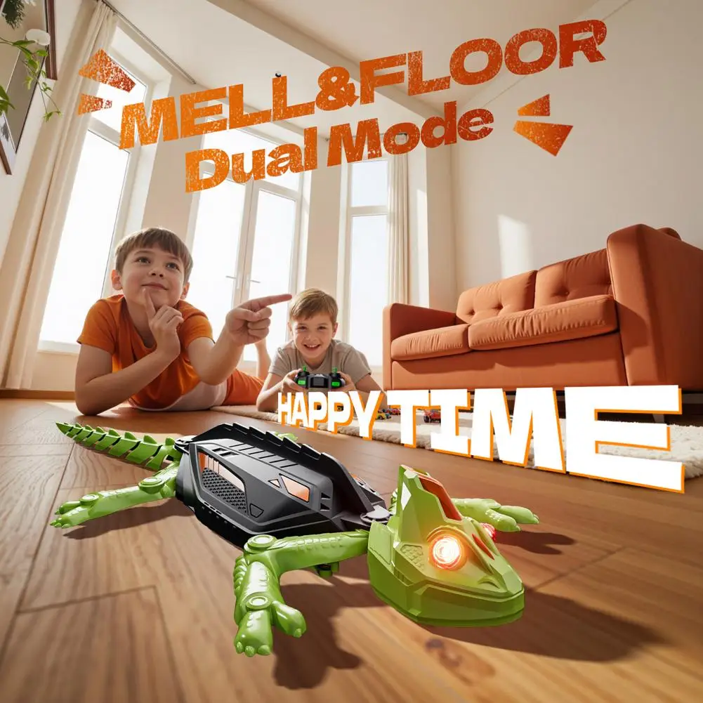 Remote Control Wall Climbing Toy Electric Lizard Gecko Climbs Glass & Smooth Walls Toy Anti-Fall Design Children's Gift - Image 2