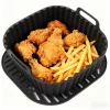 Reusable Air Fryer Silicone Liners Square Non Stick Basket Mat for 4-7QT Air Fryer Oven Microwave Baking Airfryer Accessories