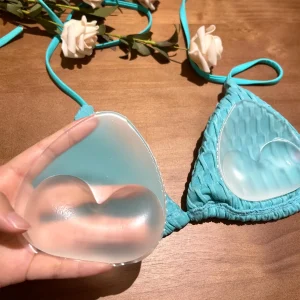 Reusable Silicone Bra Pads – Seamless Push-Up Inner Pads for Women | Hypoallergenic, Ideal for Biki