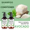 Rice Water Mint Washing Care Set Clean Moisturize Scalp Protect The Hair Roots and Supplement Nutrition Shampoo Conditioner