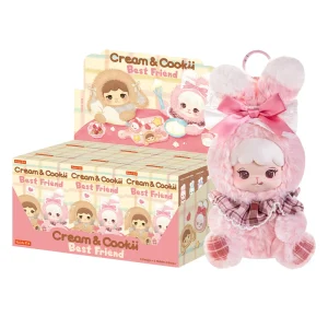 Rolife Cream Cookii Bunny Plush Pendant Blind Box Dessert Themed with Secret Chance Soft Collectible Gift for Girls
