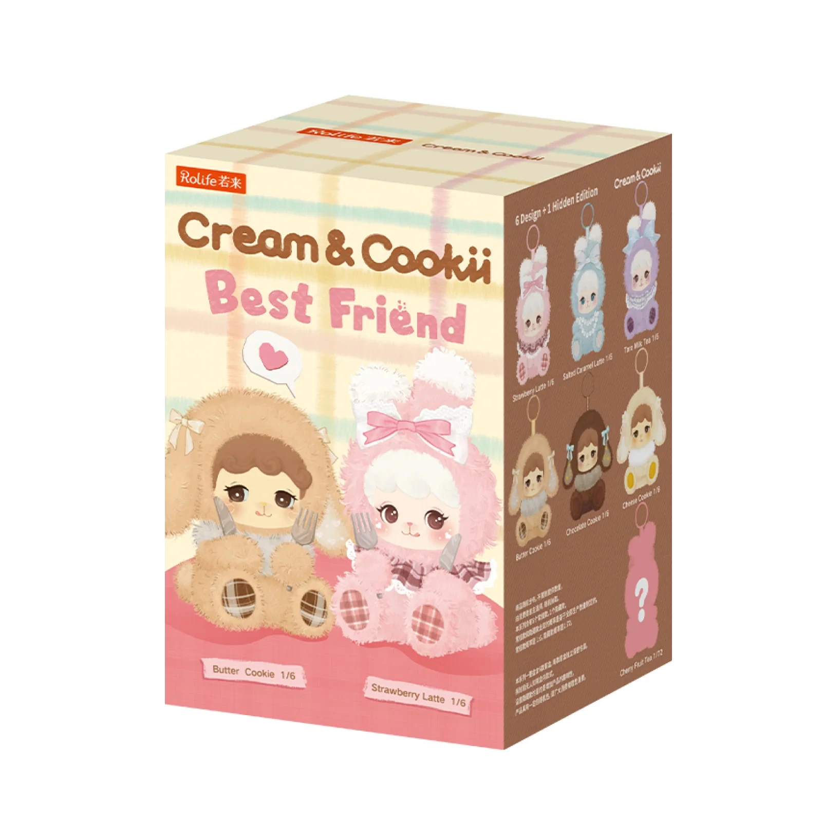 Rolife Cream Cookii Bunny Plush Pendant Blind Box Dessert Themed with Secret Chance Soft Collectible Gift for Girls - Image 6