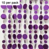 Round Sequin Shape Sequins Hanging Foil Curtains Plastic Material 100cm Length PVC Sequin Garland 10PCS Quantity