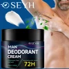 SEYH Men's Antiperspirant Deodorant Cream - 72-Hour Freshness with Mint & Hyaluronic Acid Suitable for All Skin Types Low Allerg