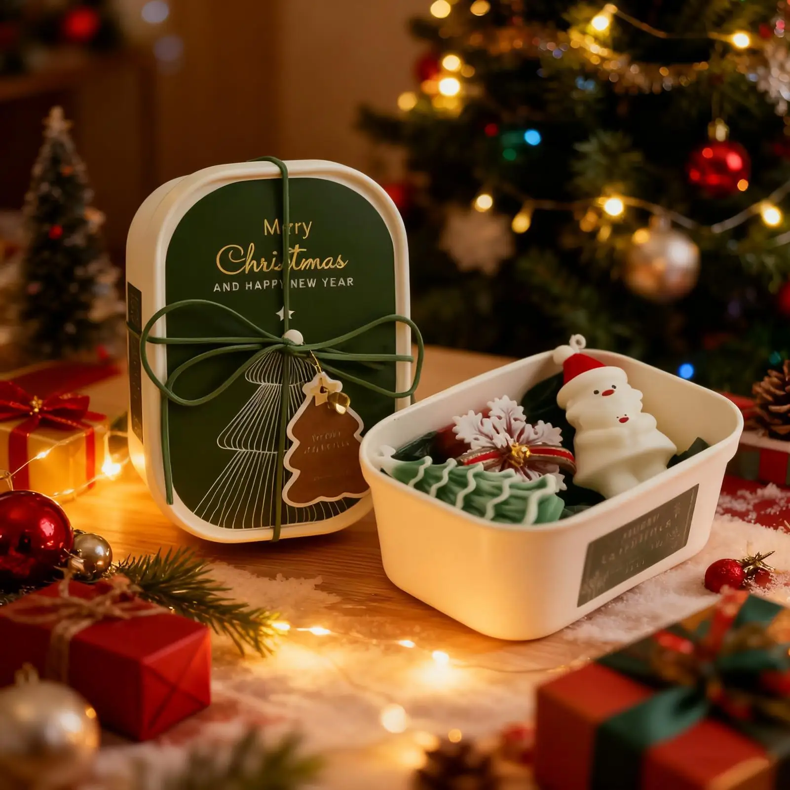 Scented Candle Lightweight Craft Aromatherapy Set Christmas Tree Candle Decor for Mother Family Birthday Fall Home Autumn - Image 5