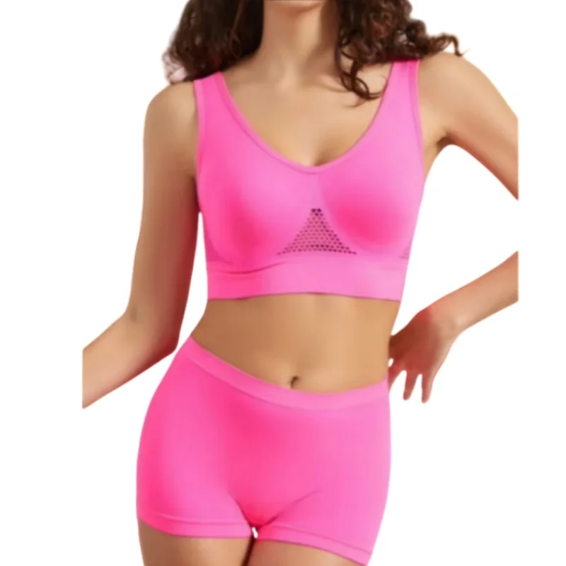 Seamless Bra Set Women Low Waist Underwear Female Tanks Bra Top Sexy Thong Panties Casual Sports Lingerie Set Girls Intimates - Image 6