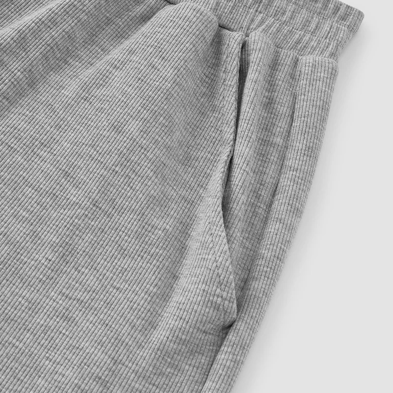 Semir Women Loungewear Pants Rib Texture Loose Straight Elastic Waist Home Casual Outside Wear Autumn Bottoms 2026 - Image 5