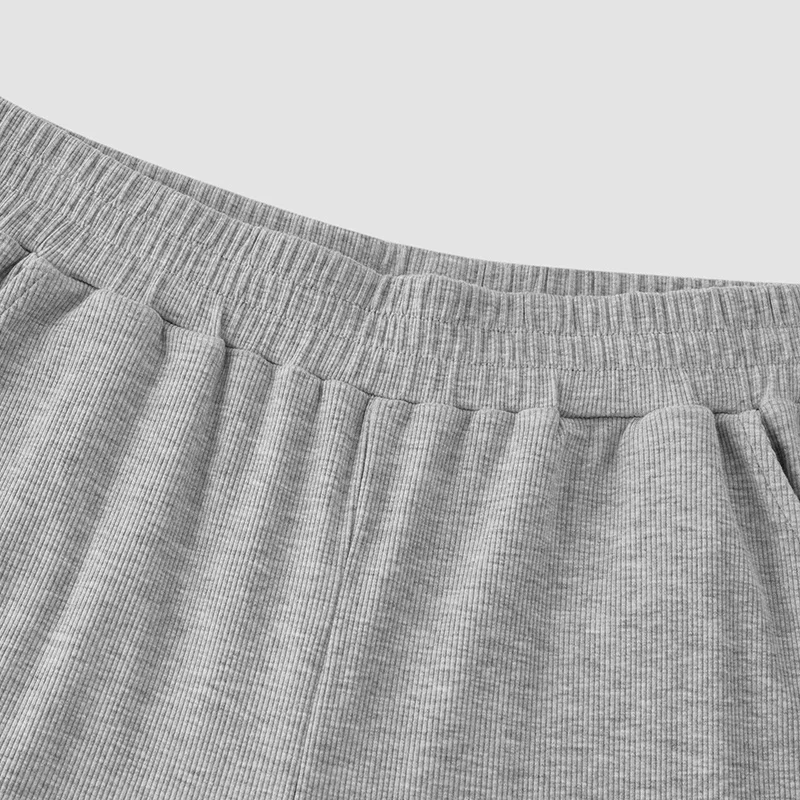 Semir Women Loungewear Pants Rib Texture Loose Straight Elastic Waist Home Casual Outside Wear Autumn Bottoms 2026 - Image 4