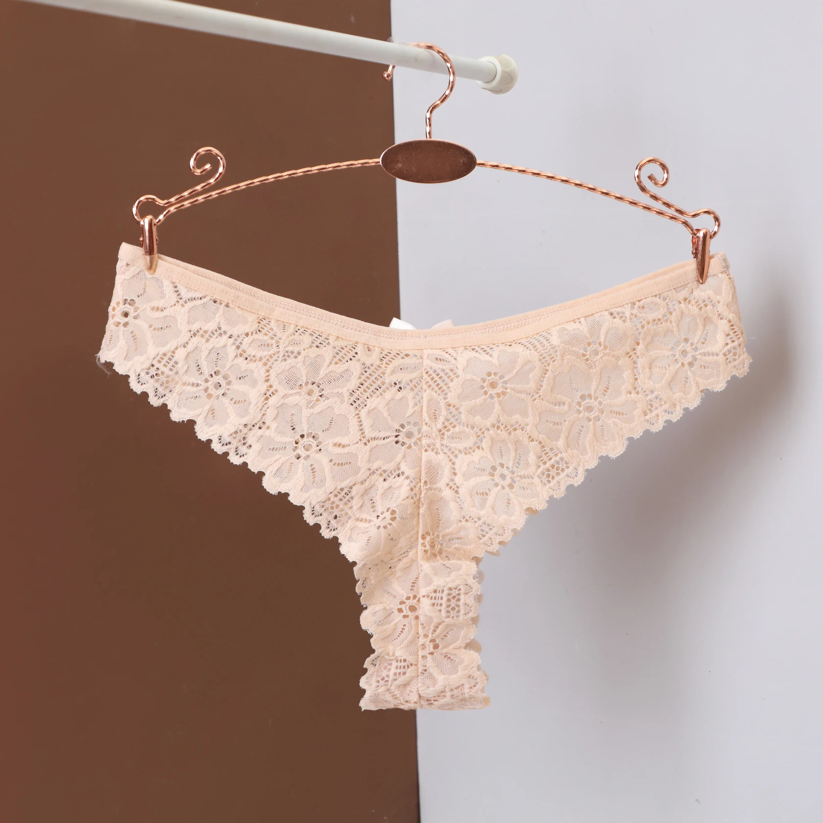 Sexy Ladies Lace Underwear Breathable Comfortable Women's Thongs Hipster Panties Briefs Lingerie for Females - Image 4