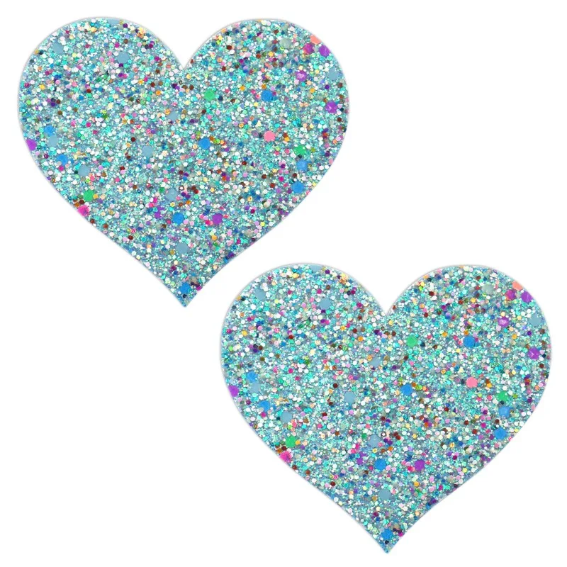 Sexy Luminous Glitter Nipple Pasties Invisible Disposable Breast Patch Breast Lift Tape Chest Stickers Bara Nipple Covers - Image 4