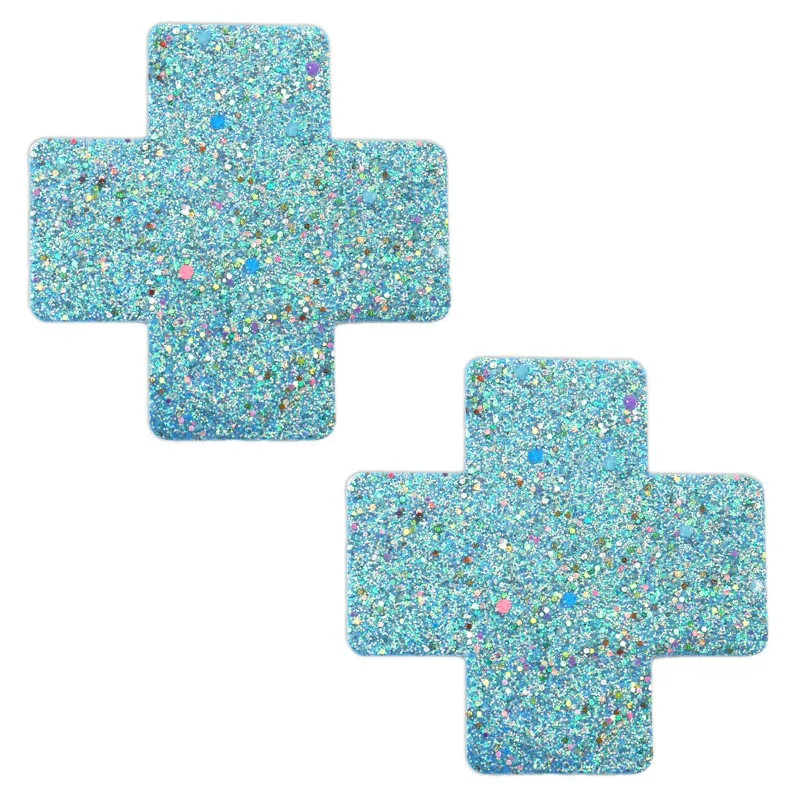Sexy Luminous Glitter Nipple Pasties Invisible Disposable Breast Patch Breast Lift Tape Chest Stickers Bara Nipple Covers - Image 3