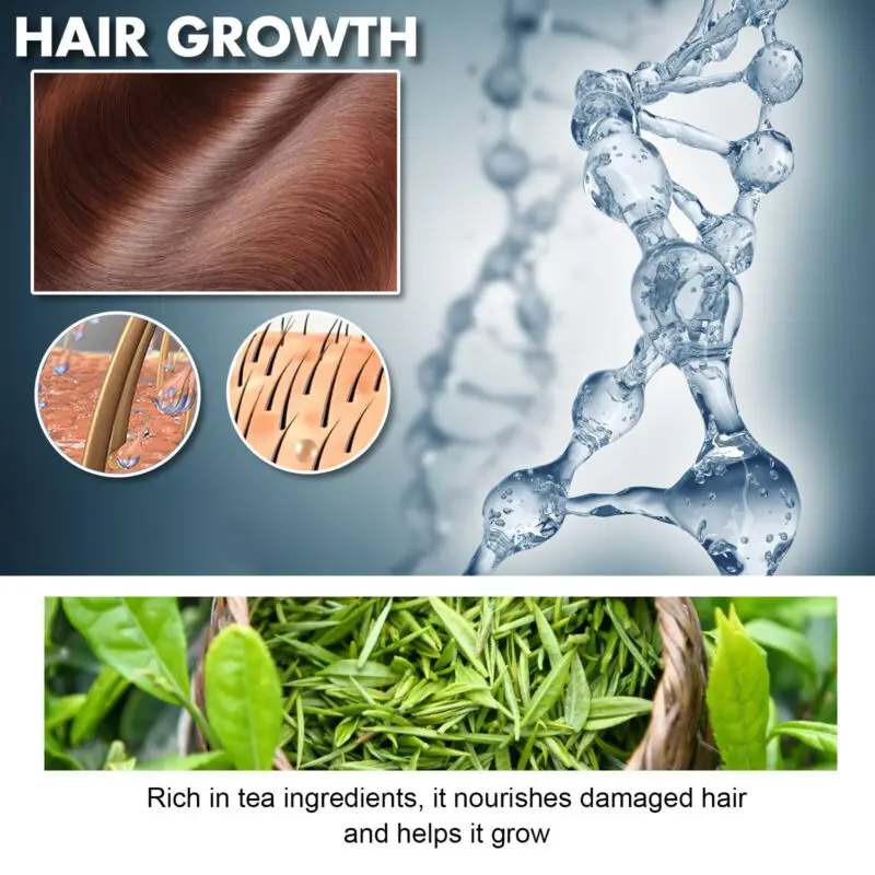 Shampoo Conditioner Set Strengthen Growth Repair Damage Reduce Loss Scalp Treatment Improve Curly Moisturizing Hair Care Shampoo - Image 3