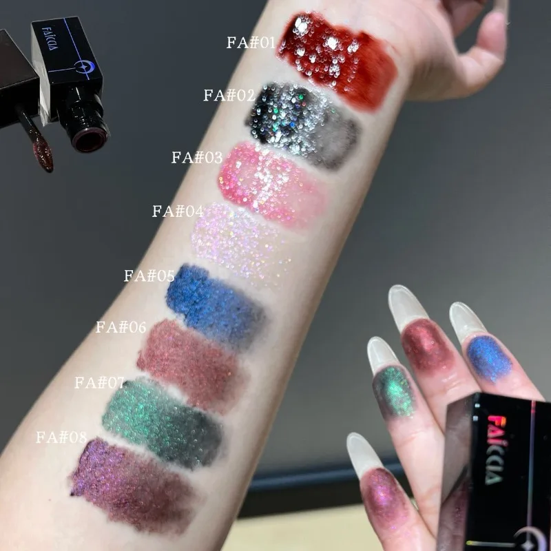 Shimmer Matte Black Red Lipstick Punk Gothic Lipgloss Halloween Makeup Mousse Lip Mud Lipstick Waterproof Non-stick Cup Lip Tint - Image 6
