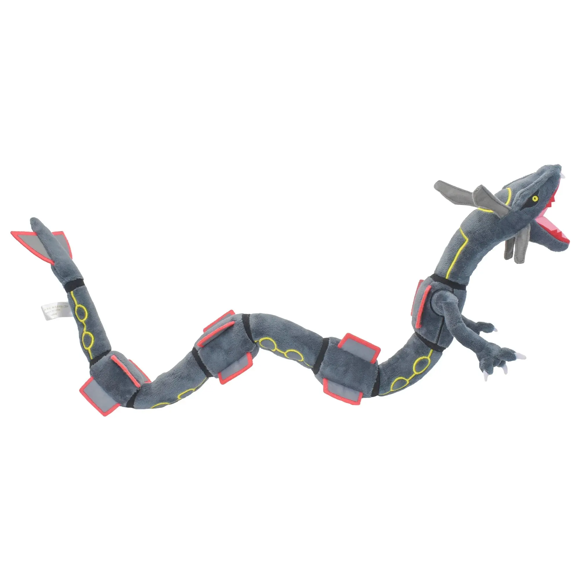 Shiny Rayquaza Plush Toys Stuffed Animal Game for Collectible Gift,Soft Plushies,Cute Cartoon Character Black 12 Inch - Image 5