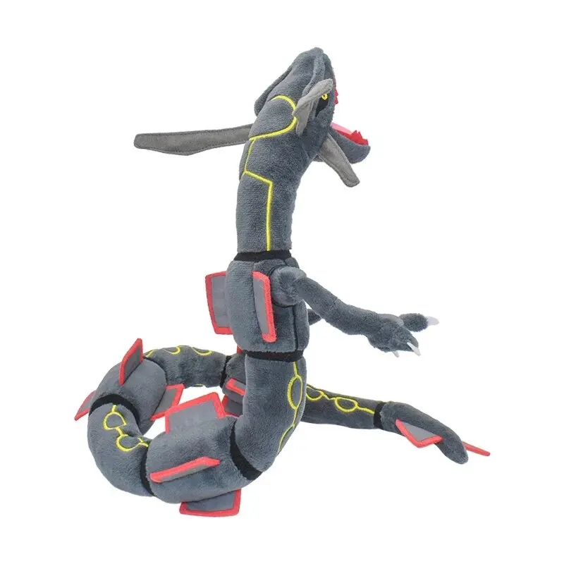 Shiny Rayquaza Plush Toys Stuffed Animal Game for Collectible Gift,Soft Plushies,Cute Cartoon Character Black 12 Inch - Image 3