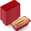 Silicone Baking Molds NonStick Rectangle Cake Pans Mini Loaf Pan Easy Release Bread Toast Mould Kitchen Accessories Pastry Tool